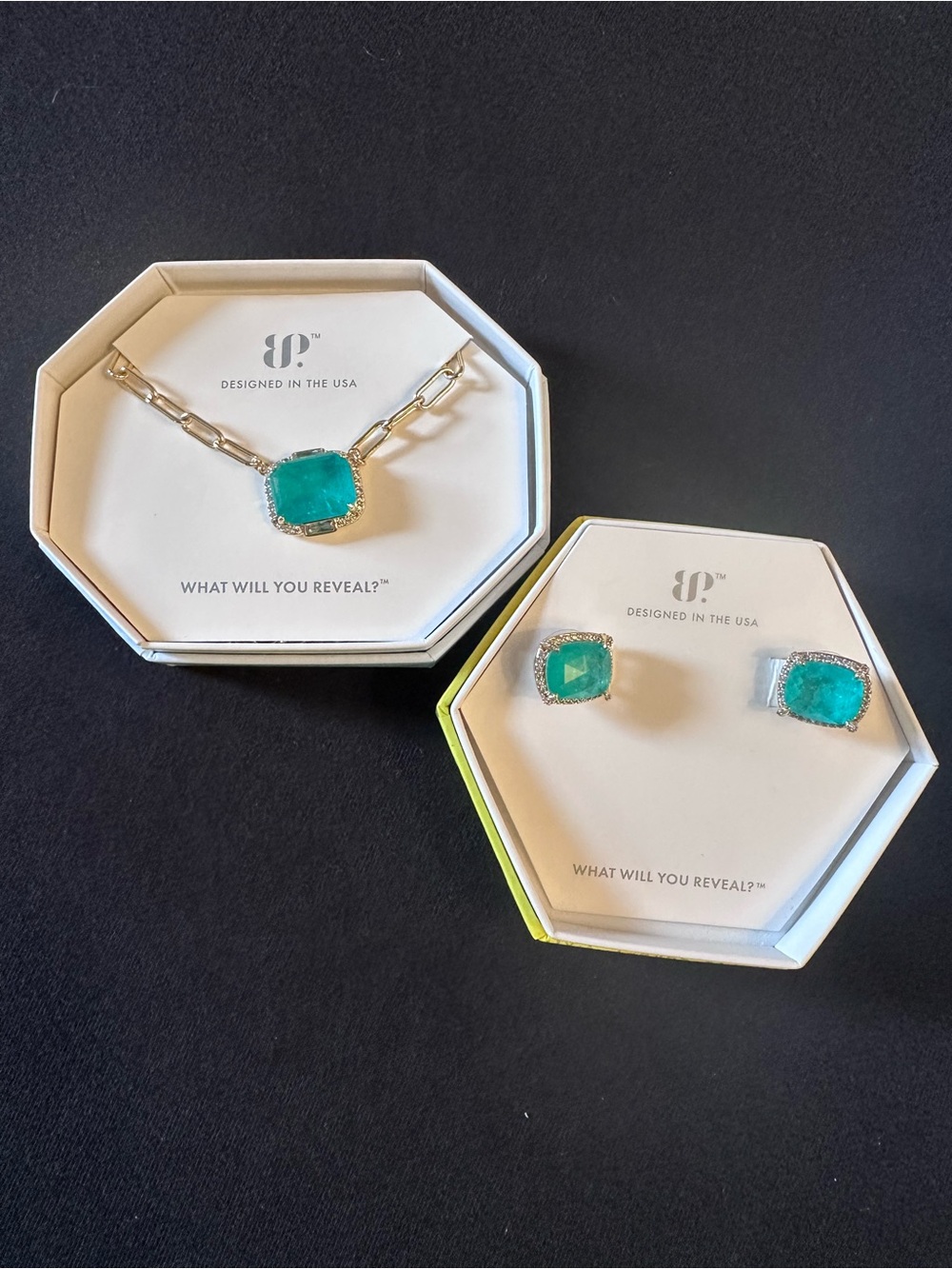 Infused Brazilian Emerald SET
